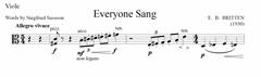 Everyone Sang