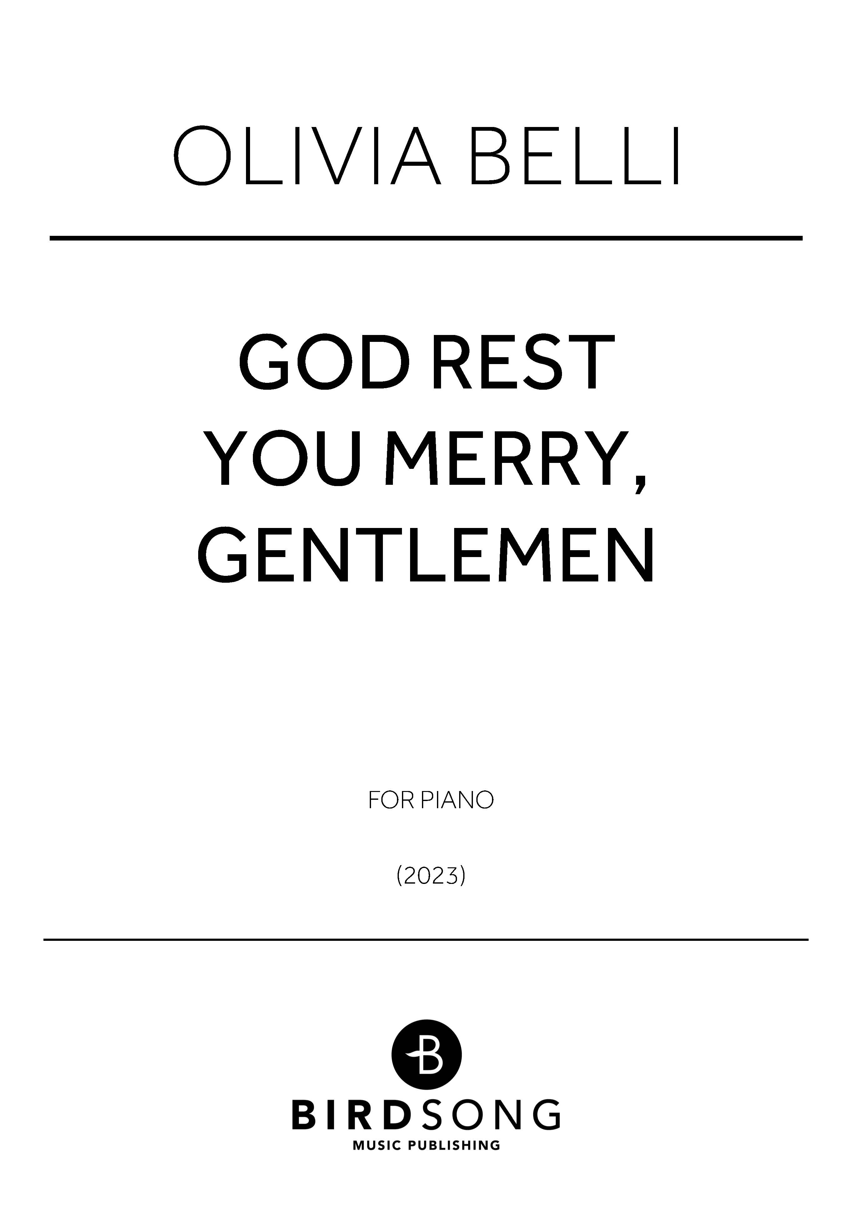 God Rest Ye Merry, Gentlemen