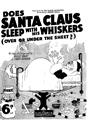 Does Santa Claus Sleep With His Whiskers (Over Or Under The Sheet) Partituras