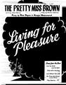 The Pretty Miss Brown (from Living For Pleasure) Partiture