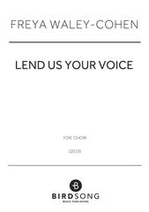 Lend Us Your Voice