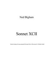 Sonnet XCII