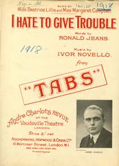 I Hate To Give Trouble (from 'Tabs')