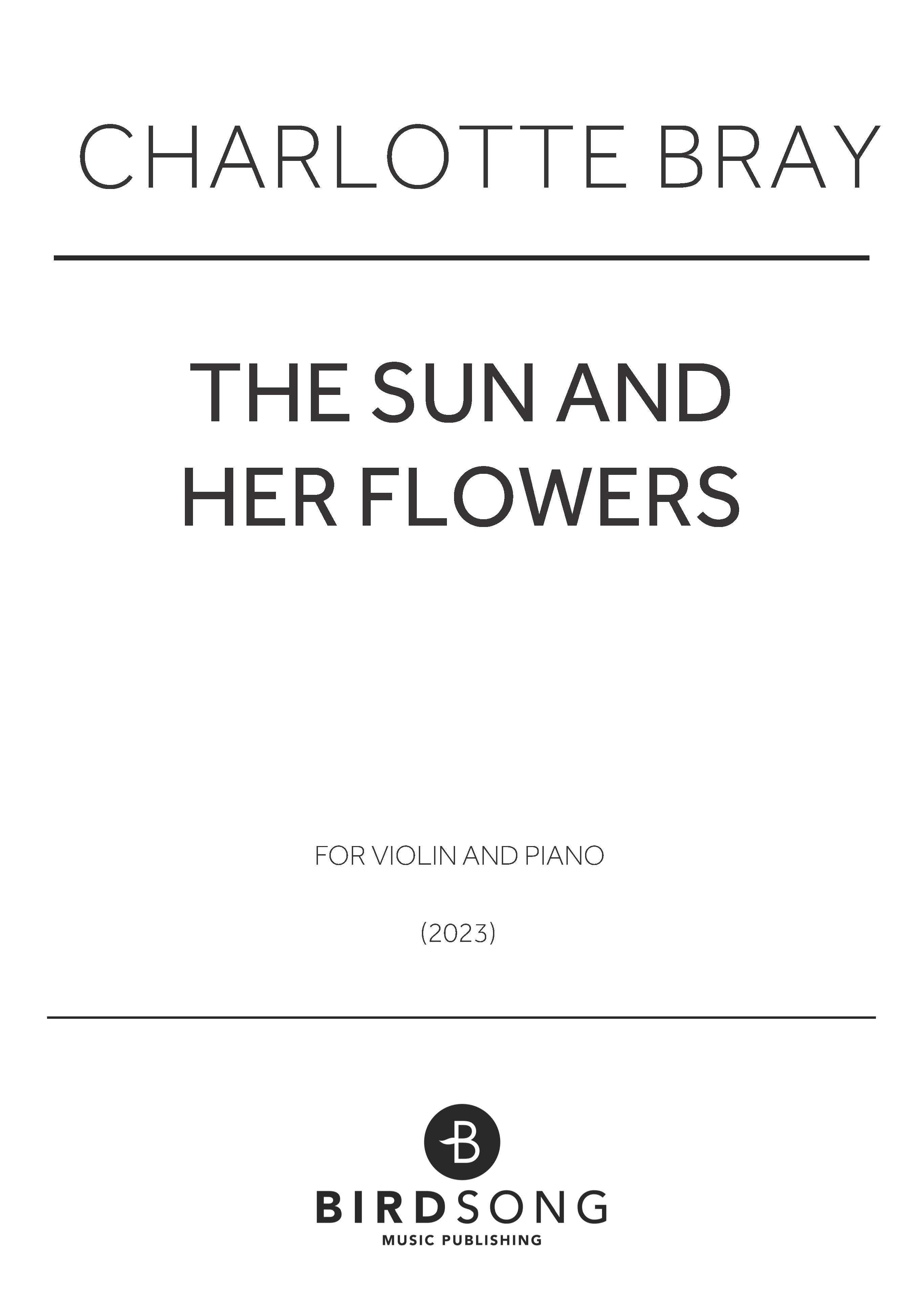 The Sun and Her Flowers