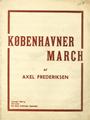 Københavner March (Copenhagen March) Noten