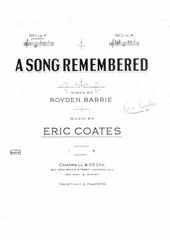 A Song Remembered