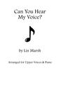 Can You Hear My Voice? (Lin Marsh) Bladmuziek