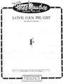 Love Can Be Gay Bladmuziek