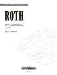 String Quartet No. 3 (Autumnal) Score & Parts