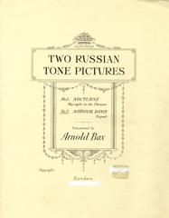 No.2 Gopak (Two Russian Tone-Pictures) 'National Dance'