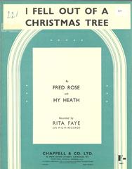 I Fell Out Of A Christmas Tree