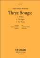 Three Songs: 1. A Piper; 2. The Night; 3. Two Pewits Sheet Music