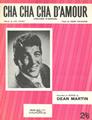 Cha Cha Cha DAmour (Melodie DAmour) Sheet Music