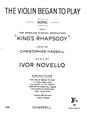 The Violin Began To Play (from Kings Rhapsody) Partituras Digitais