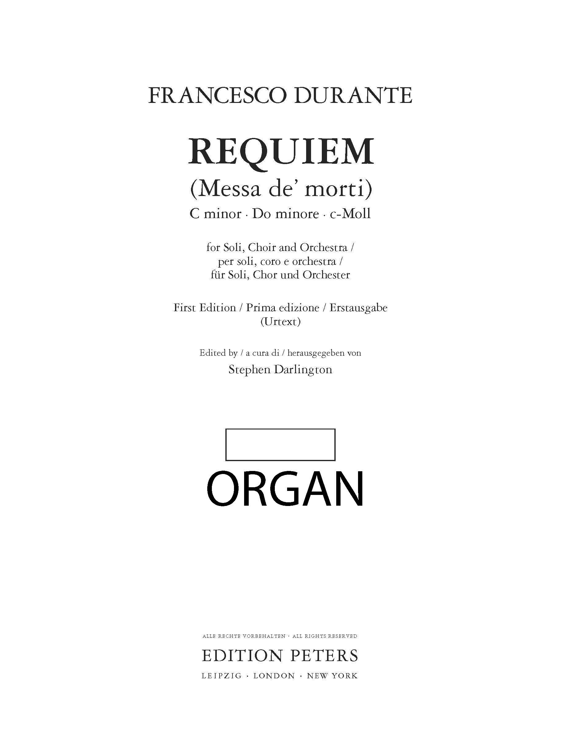 Requiem (Messa de' morti)