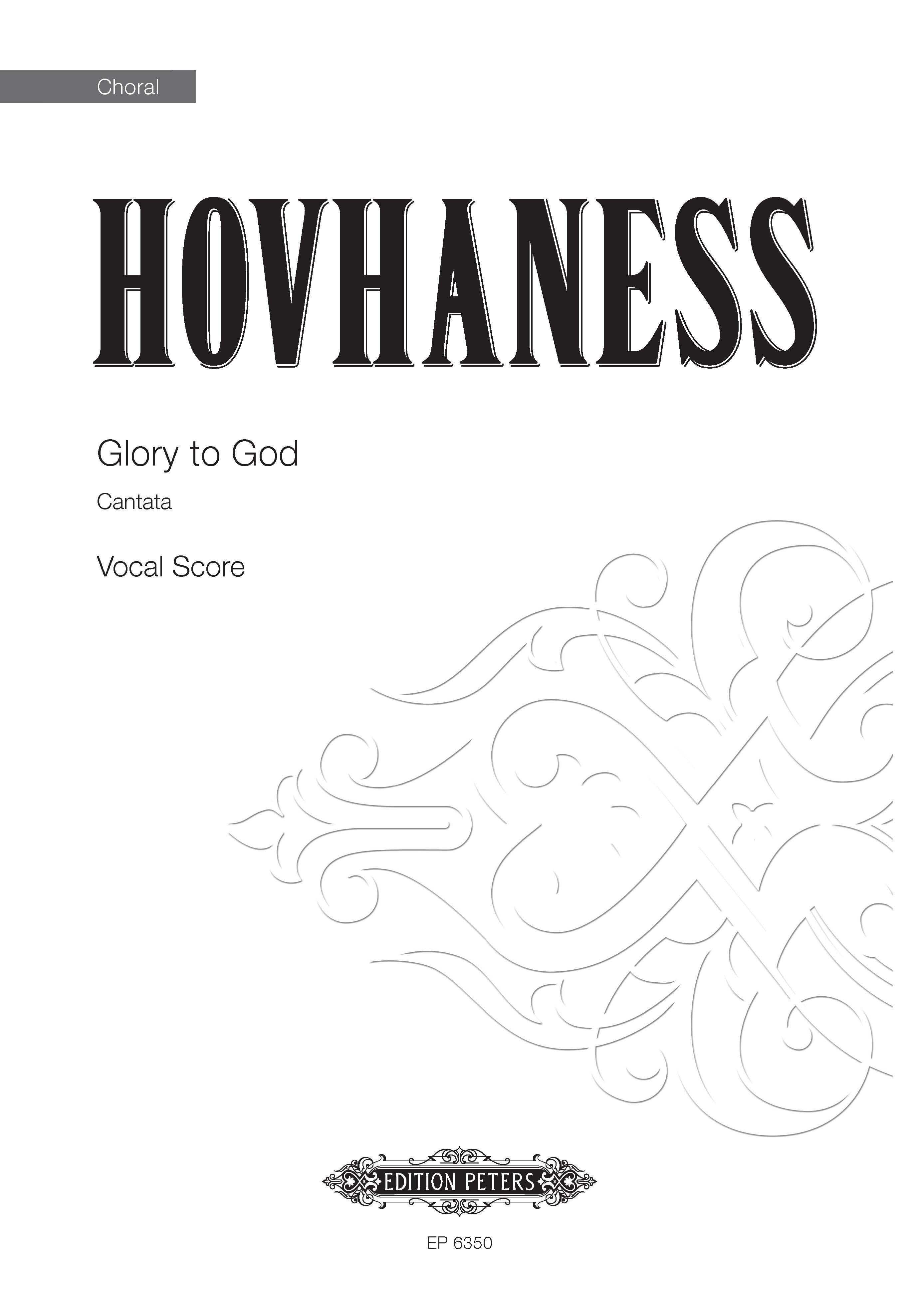 Glory to God (Vocal Score)