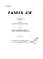 Barber Joe Sheet Music