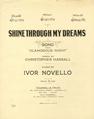 Shine Through My Dreams (from Glamorous Night) Sheet Music