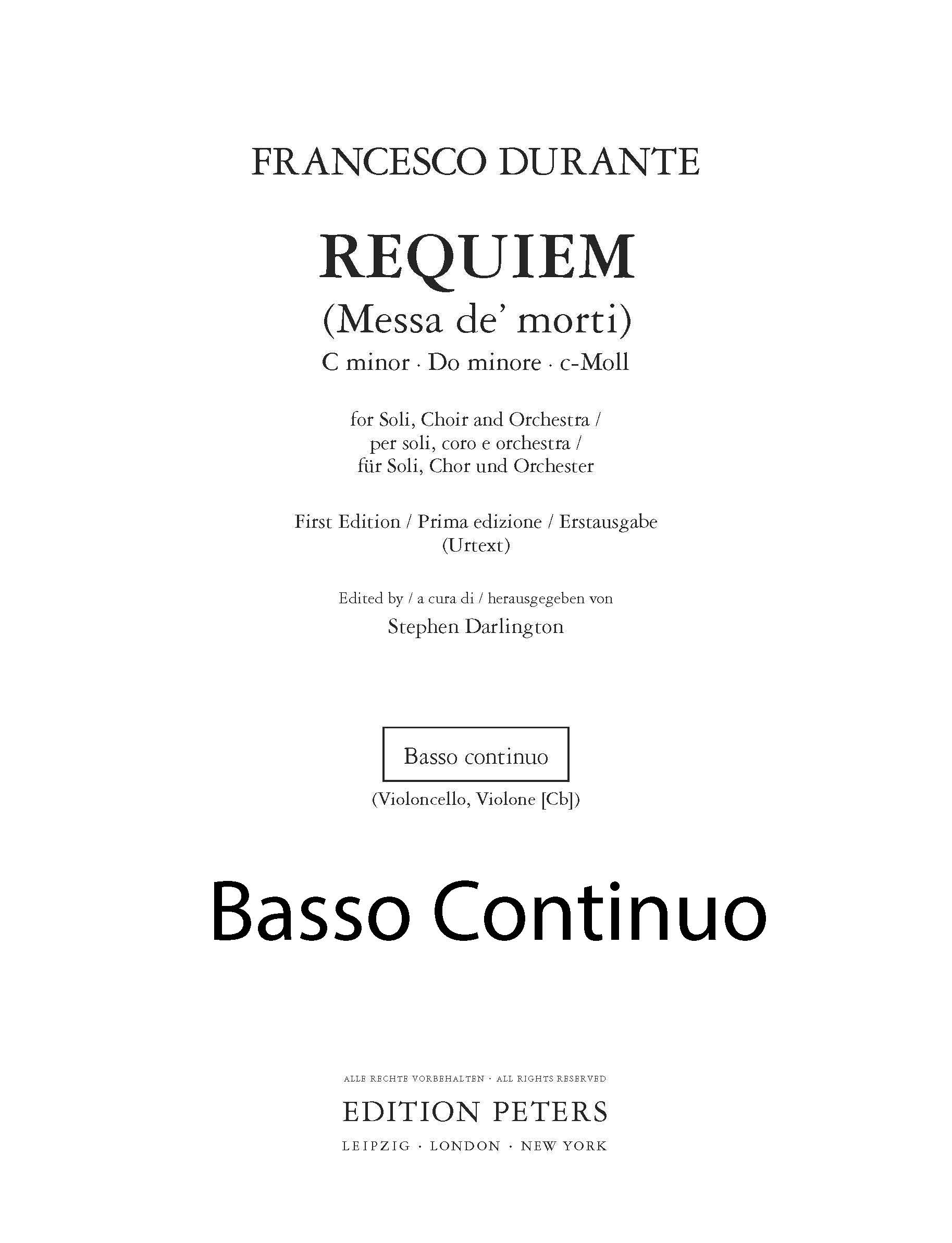 Requiem (Messa de' morti)