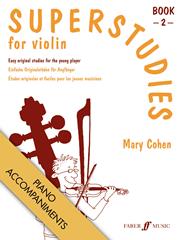 Superstudies for Violin Book 2 Piano Accompaniments