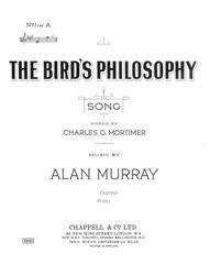 The Bird's Philosophy
