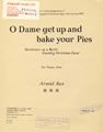 O Dame Get Up And Bake Your Pies Partituras Digitais