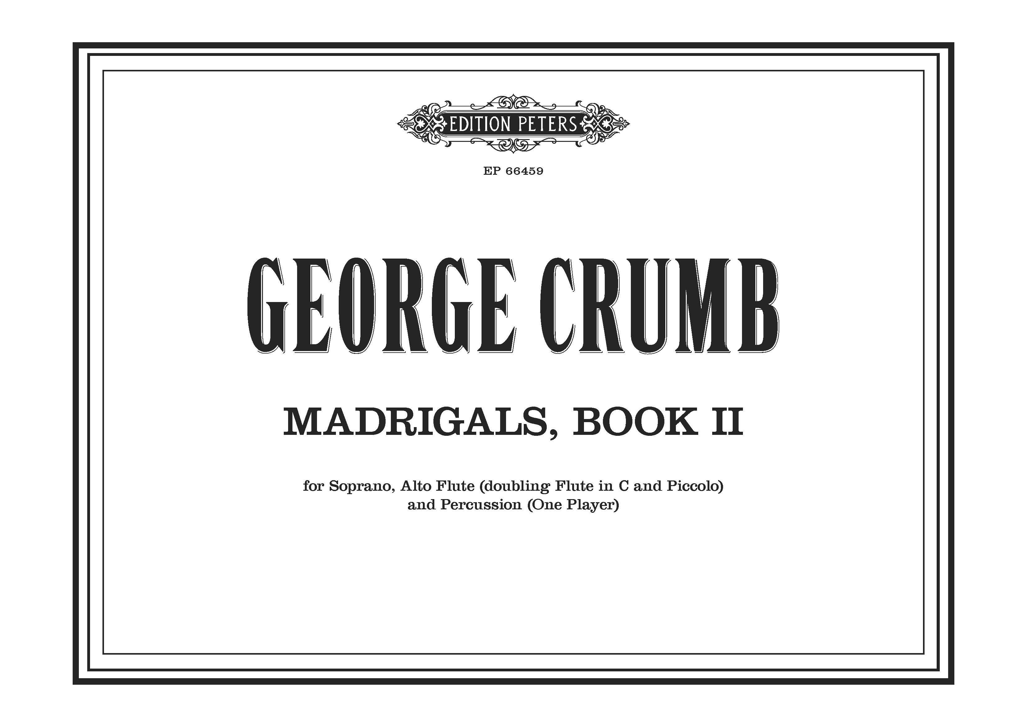 Madrigals, Book II