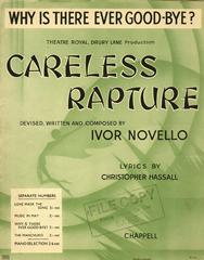 Why Is There Ever Good-Bye? (from 'Careless Rapture')