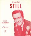 (I Love You) Still Sheet Music