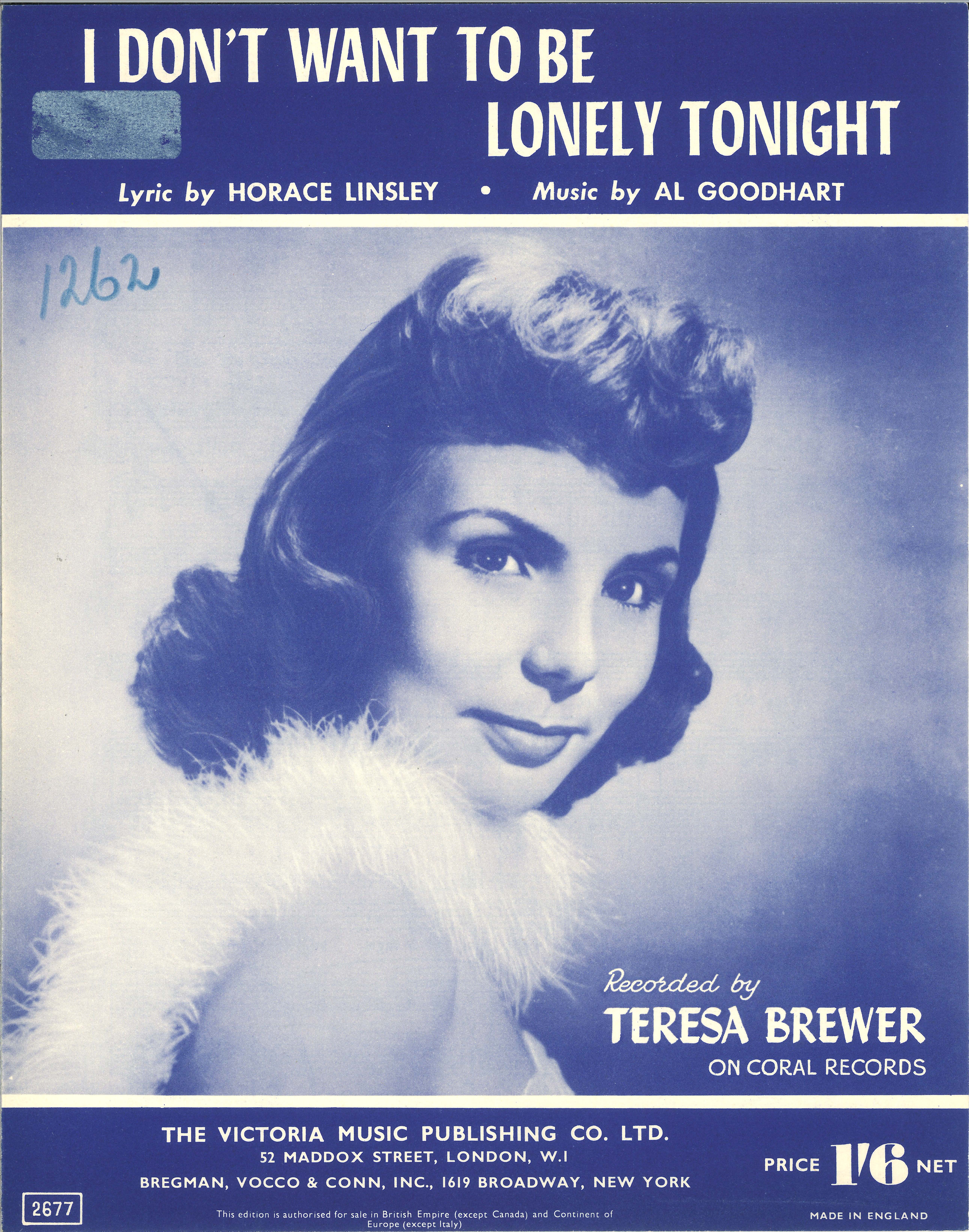 I Don't Want To Be Lonely Tonight