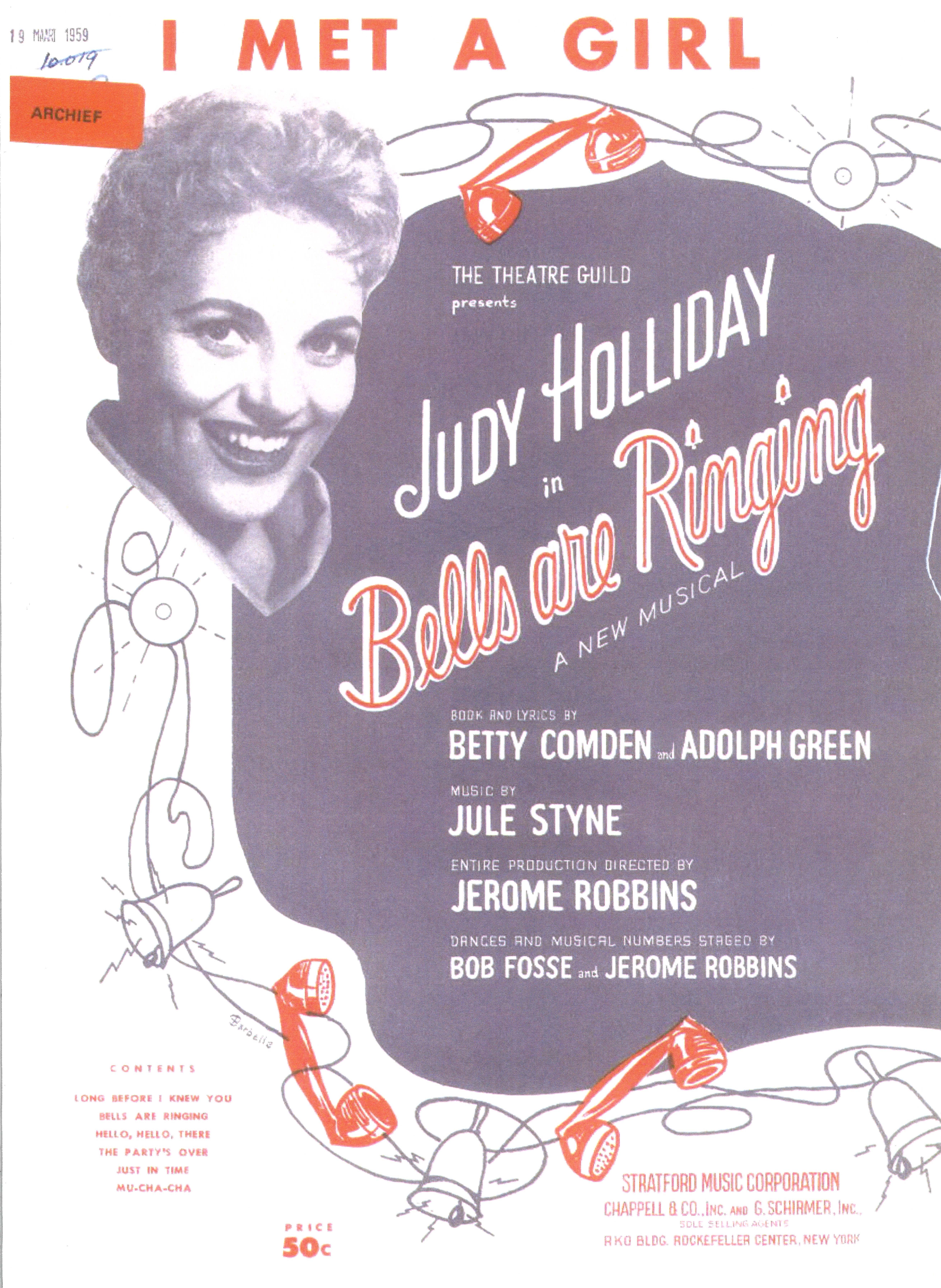 I Met A Girl (from 'Bells Are Ringing')