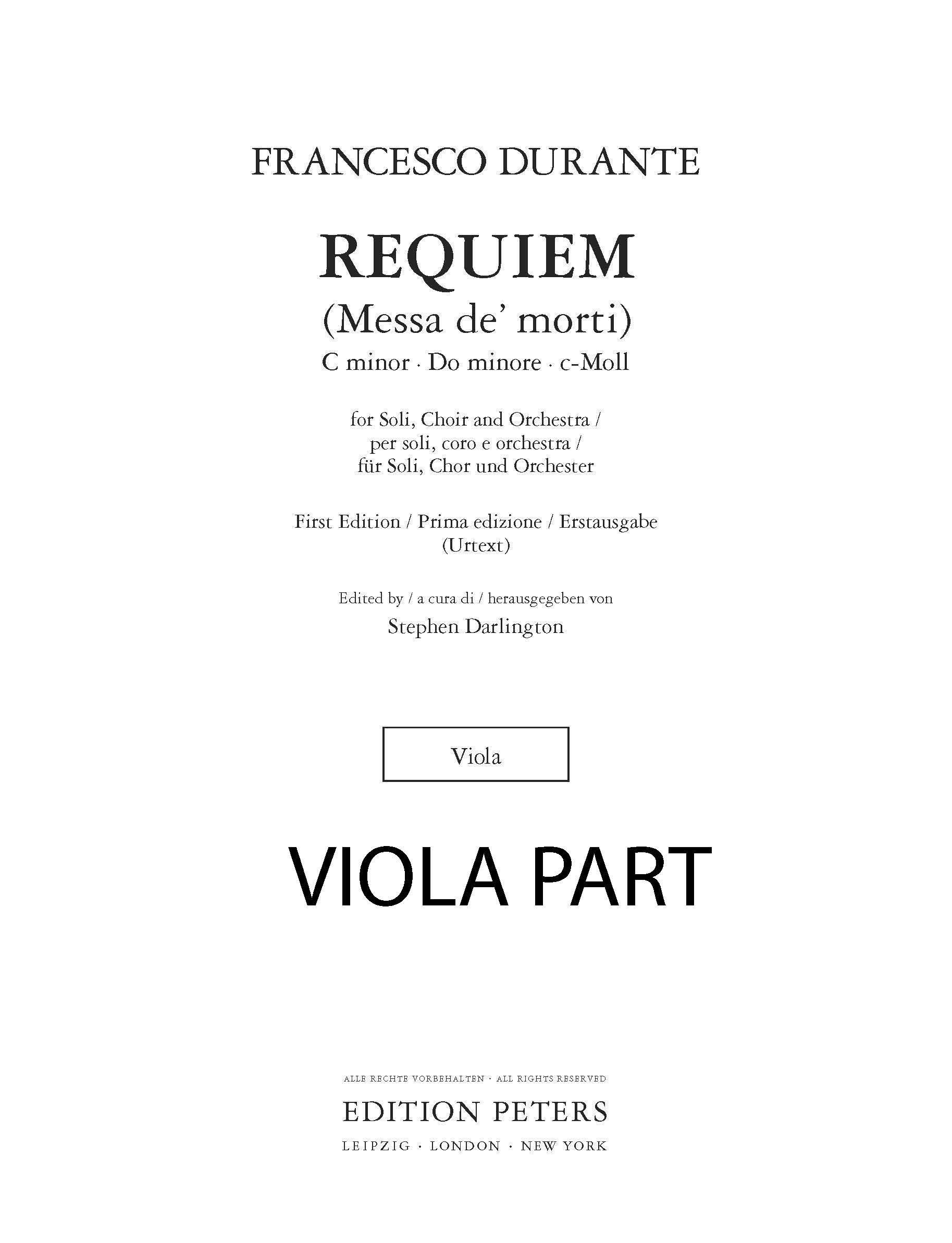 Requiem (Messa de' morti)