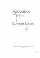 Sonatina (Edward William Elgar) Sheet Music