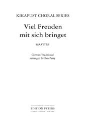 Viel Freuden Mit Sich Bringet
