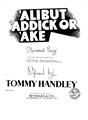 Alibut Addick Or Ake Sheet Music