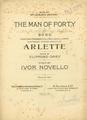 The Man Of Forty (from Arlette) Partituras