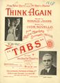 Think Again (from Tabs) Sheet Music