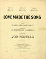 Love Made The Song (from Caresless Rapture)