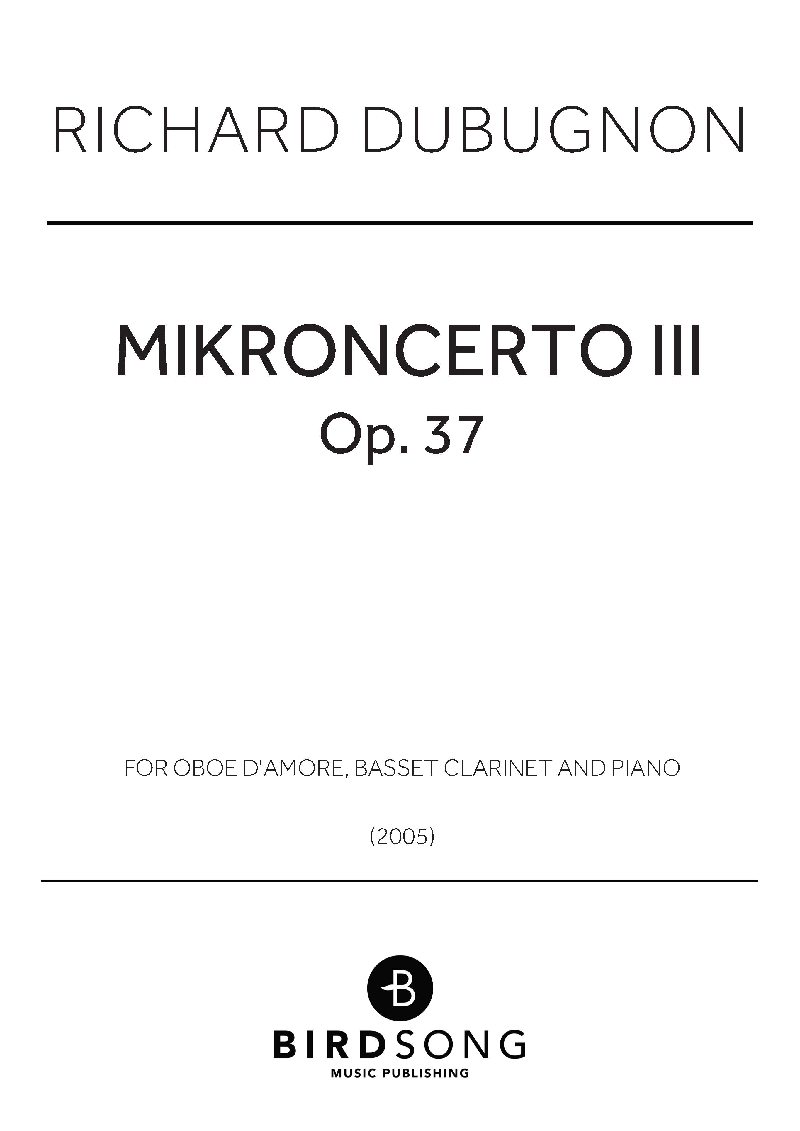 Mikroncerto III