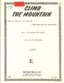 Climb The Mountain (from Third Man On The Mountain) Partituras