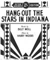 Hang Out The Stars In Indiana Sheet Music