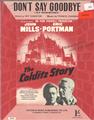 Dont Say Goodbye (Auf Wiedersehen) (Francis Chagrin - The Colditz Story) Sheet Music