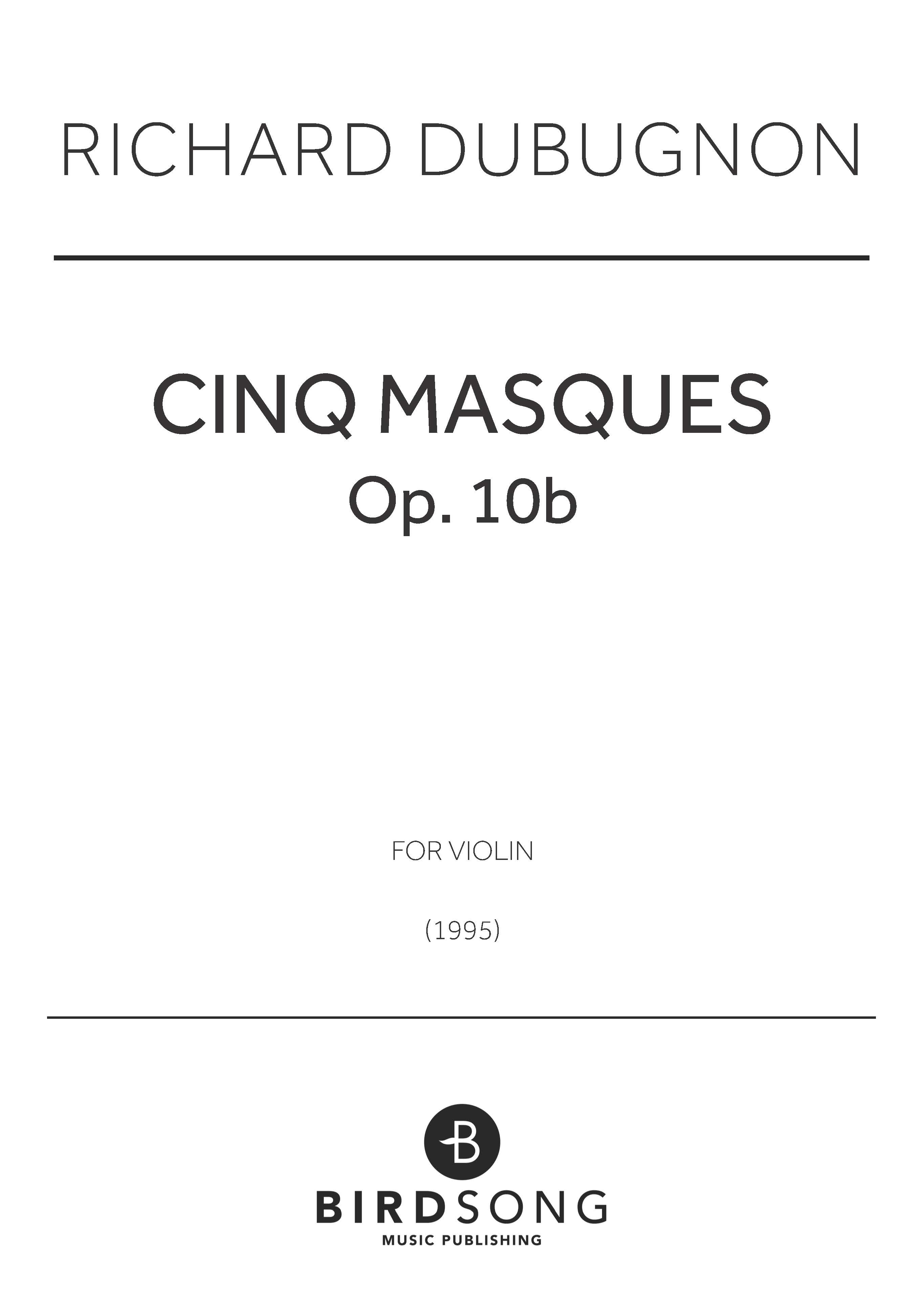 Cinq Masques