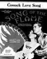 Cossack Love Song (Dont Forget Me) Sheet Music