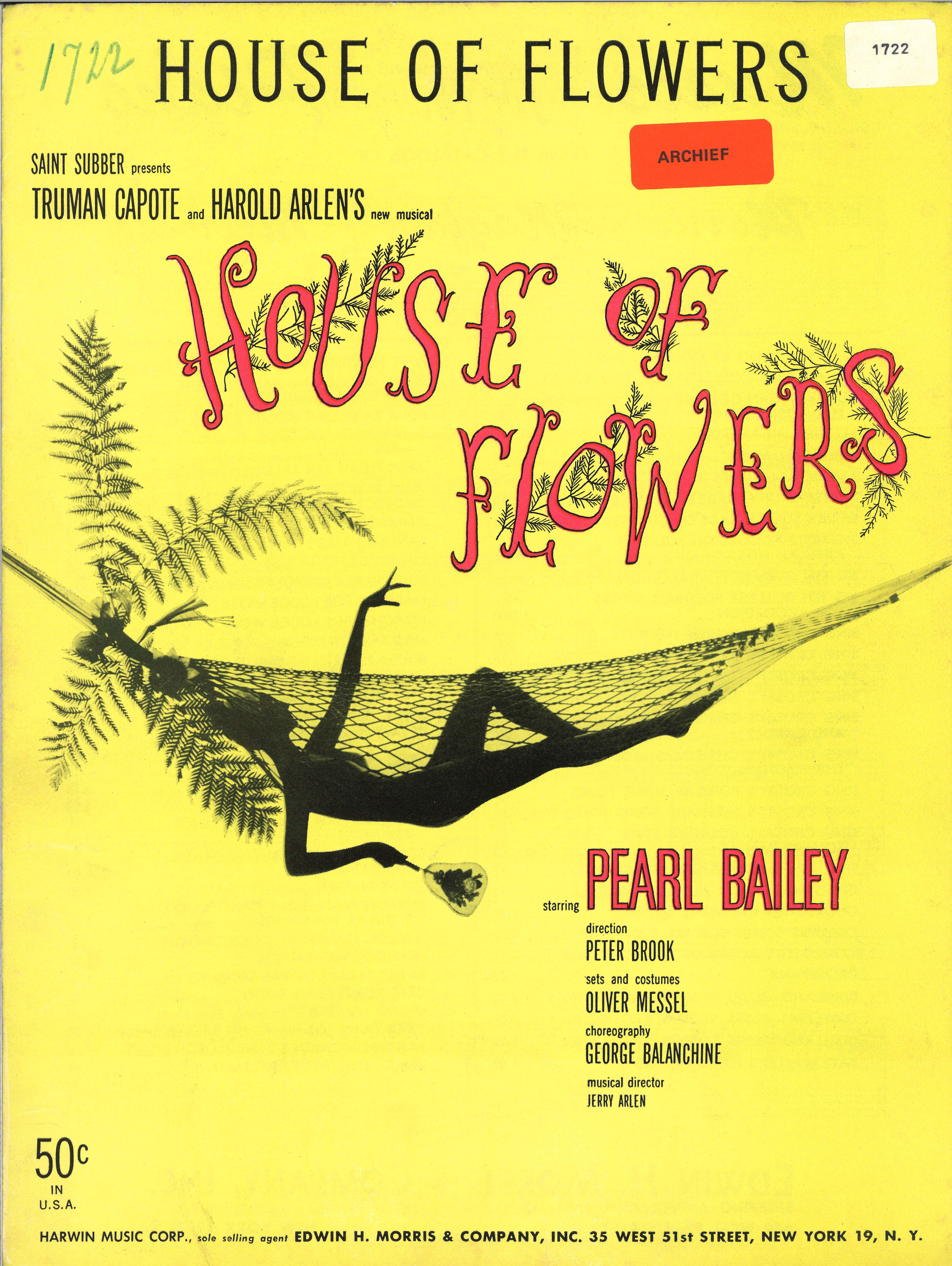 House of Flowers (from 'House Of Flowers')