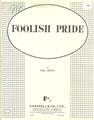 Foolish Pride (Hal Smith) Noten