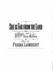 She Is Far From The Land