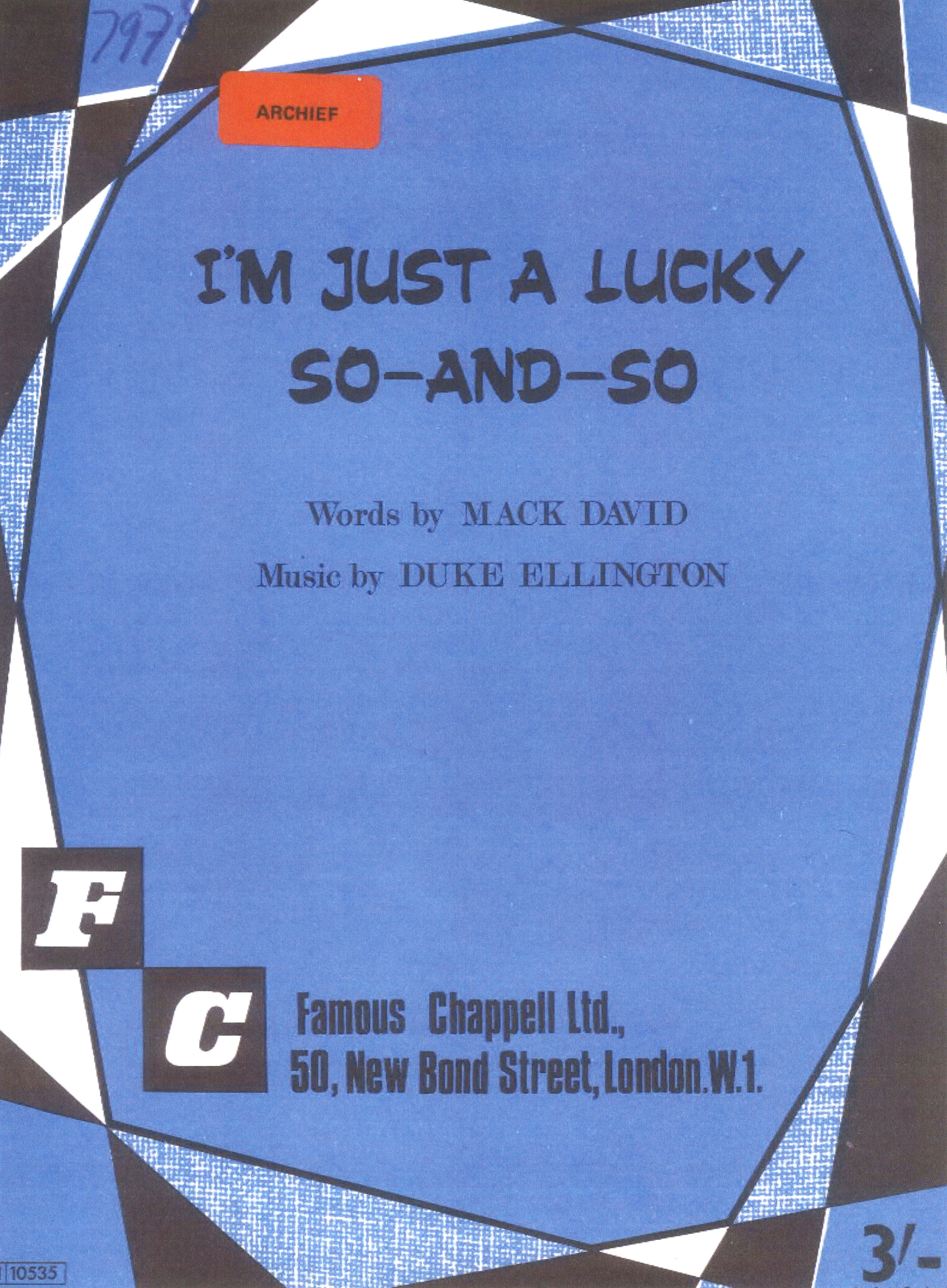 I'm Just A Lucky So-And-So