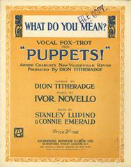 What Do You Mean? (from 'Puppets')