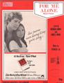 For Me Alone [Snow Frolic] (from Love Story) Sheet Music